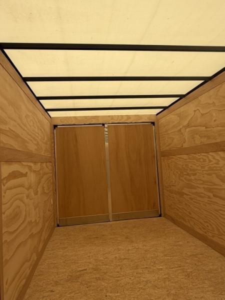 New 2027 Stealth 7 X 16 Cargo / Enclosed Trailer with Double Door and 6ft 6in interior Height Screwless - Light Lid Roof