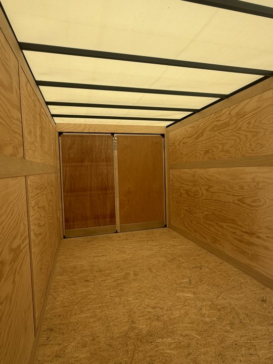 New 2027 Stealth 7 X 16 Cargo / Enclosed Trailer with Double Door and 6ft 6in interior Height Screwless - Light Lid Roof