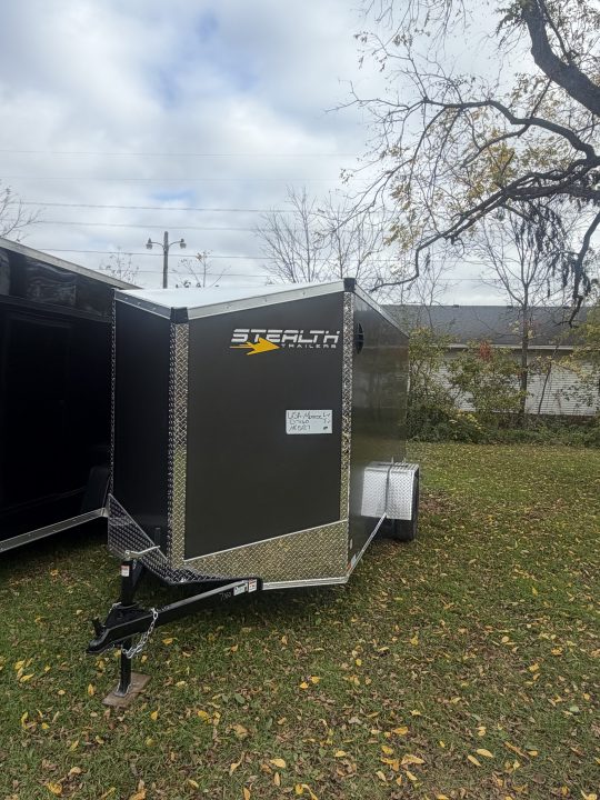 New 2027 Stealth 7 X 16 Cargo / Enclosed Trailer with Double Door and 6ft 6in interior Height Screwless - Light Lid Roof