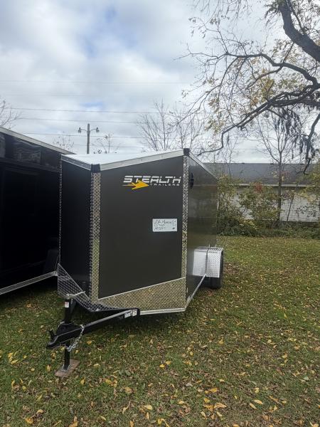New 2027 Stealth 7 X 16 Cargo / Enclosed Trailer with Double Door and 6ft 6in interior Height Screwless - Light Lid Roof