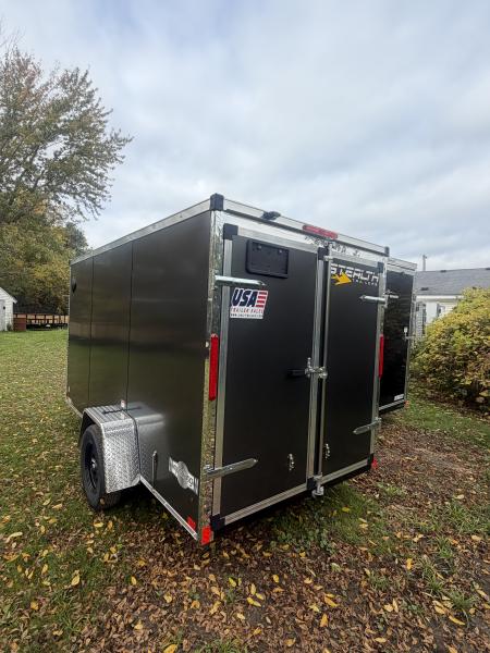 New 2027 Stealth 7 X 16 Cargo / Enclosed Trailer with Double Door and 6ft 6in interior Height Screwless - Light Lid Roof