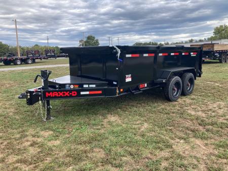 New 2026 MAXX-D 83x14 TANDEM 17.5K DUMP W/ 3' SIDES, 7GA FLOOR & SLIDE IN RAMPS Dump Trailer