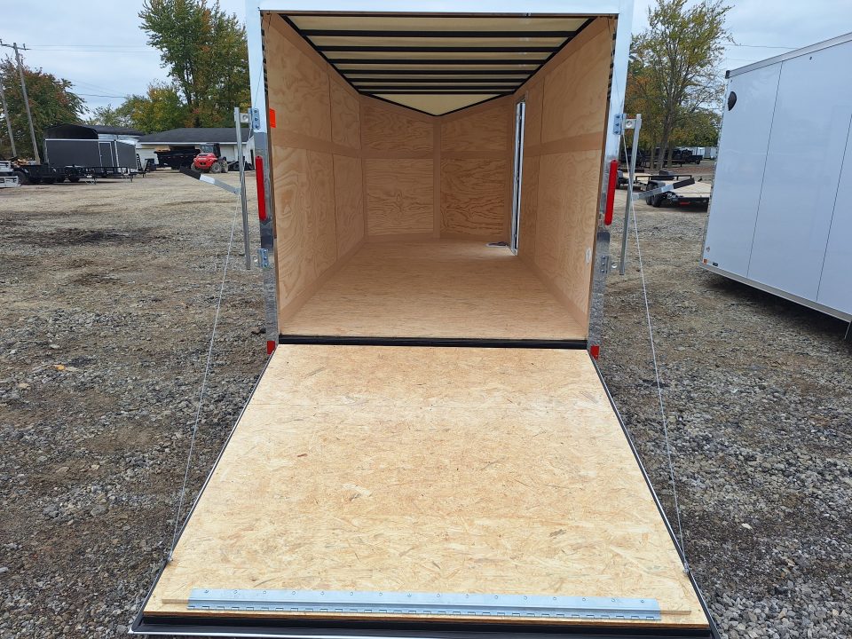 New 7x16 Cargo / Enclosed Trailer W/ Ramp Door