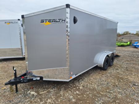 New 7x16 Cargo / Enclosed Trailer W/ Ramp Door