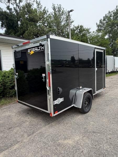 New 2027 Stealth Mustang 6 x 12 Enclosed Trailer w/ RAMP DOOR (Single) Cargo / Enclosed Trailer NEW MODEL - Screwless and Light Lid Roofing !!