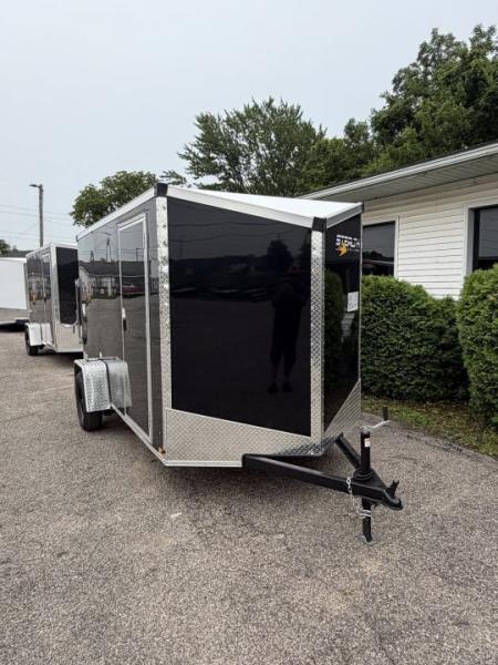 New 2027 Stealth Mustang 6 x 12 Enclosed Trailer w/ RAMP DOOR (Single) Cargo / Enclosed Trailer NEW MODEL - Screwless and Light Lid Roofing !!
