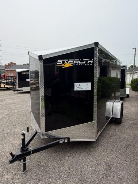 New 2027 Stealth Mustang 6 x 12 Enclosed Trailer w/ RAMP DOOR (Single) Cargo / Enclosed Trailer NEW MODEL - Screwless and Light Lid Roofing !!