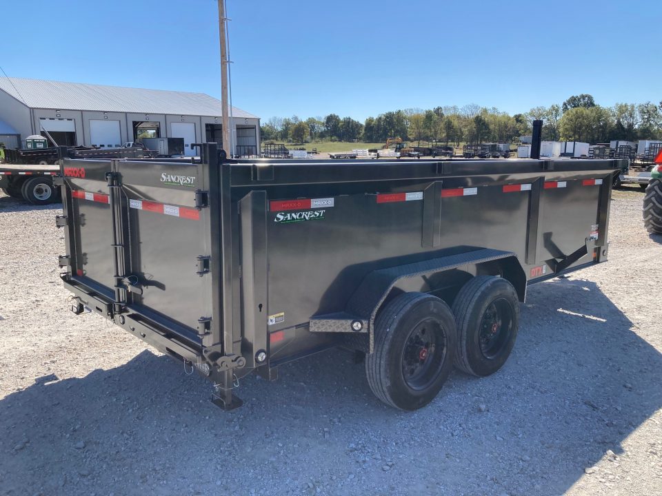 New 2027 MAXX-D 83X16 TANDEM 17.5K TELESCOPIC DUMP W/ 3' SIDES, 7GA FLOOR, SLIDE IN RAMPS & WIRELESS REMOTE Dump Trailer