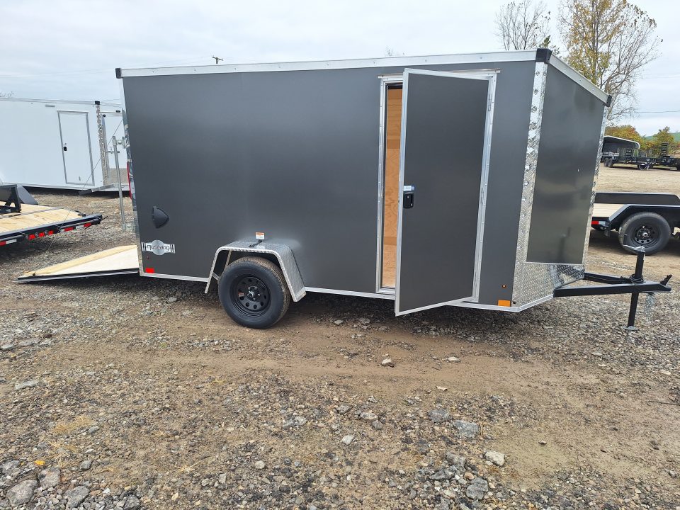 New 6x12 Stealth Trailer Single Axle Cargo / Enclosed Trailer W/ Ramp Door