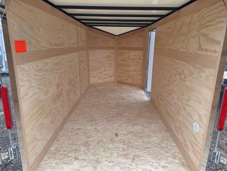 New 6x12 Stealth Trailer Single Axle Cargo / Enclosed Trailer W/ Ramp Door