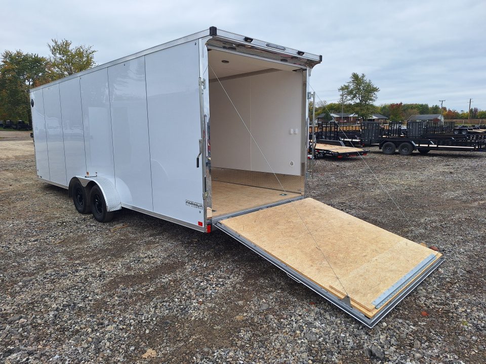 New 7x29 Stealth Trailers 4 place Snowmobile Trailer Aluminum PREMIUM