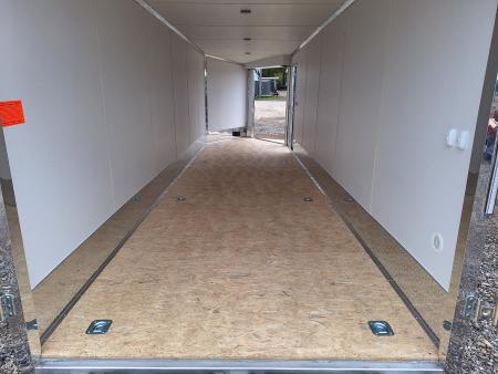 New 7x29 Stealth Trailers 4 place Snowmobile Trailer Aluminum PREMIUM