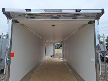 New 7x29 Stealth Trailers 4 place Snowmobile Trailer Aluminum PREMIUM