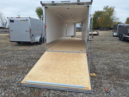 New 7x29 Stealth Trailers 4 place Snowmobile Trailer Aluminum PREMIUM