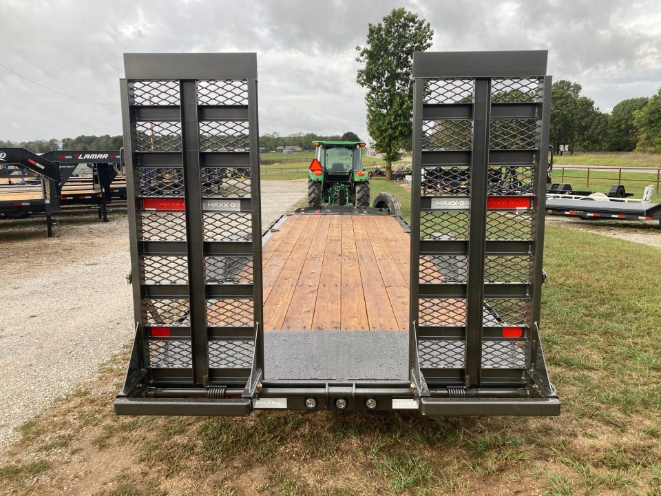 New 2027 MAXX-D 83X24 TANDEM 17.5K EQUIPMENT W/ STAND UP RAMPS & 2' DOVE Equipment Trailer