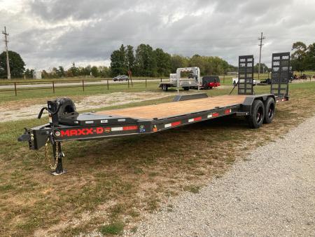 New 2027 MAXX-D 83X24 TANDEM 17.5K EQUIPMENT W/ STAND UP RAMPS & 2' DOVE Equipment Trailer