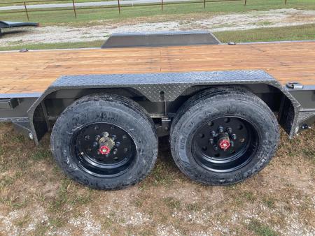 New 2027 MAXX-D 83X24 TANDEM 17.5K EQUIPMENT W/ STAND UP RAMPS & 2' DOVE Equipment Trailer
