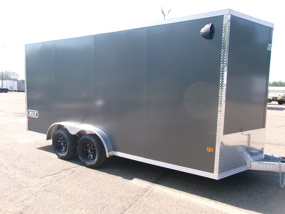 New 2027 ALCOM EZEC7.5X16 XLT Cargo / Enclosed Trailer UTV TRAILER WITH D.S. SIDE DOOR