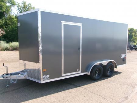 New 2027 ALCOM EZEC7.5X16 XLT Cargo / Enclosed Trailer UTV TRAILER WITH D.S. SIDE DOOR