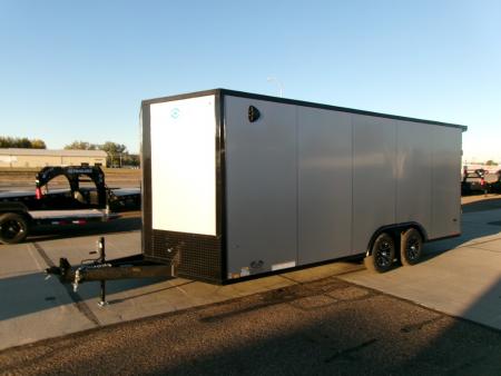 New 2027 Look Trailers 8.5X20 ST DLX FLAT TOP V-NOSE CAR HAULER 10K Cargo / Enclosed Trailer