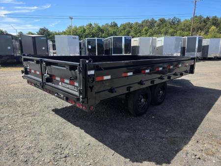 New 2027 Iron Bull DDP 96 X 16 14K - FOLD DOWN SIDES Dump Trailer