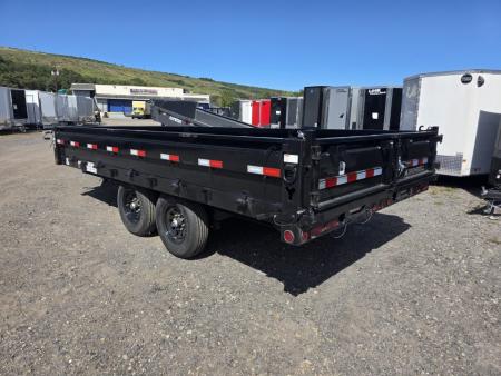 New 2027 Iron Bull DDP 96 X 16 14K - FOLD DOWN SIDES Dump Trailer