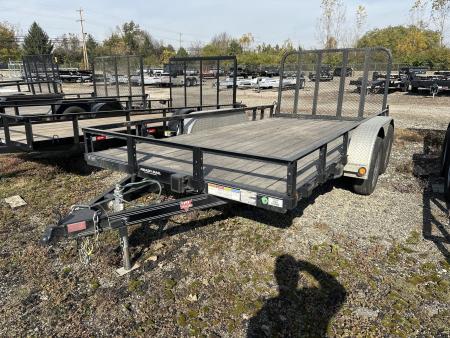 Used 2022 PJ Trailers 7 X 14 FT UTILITY TRAILER RAMP GATE