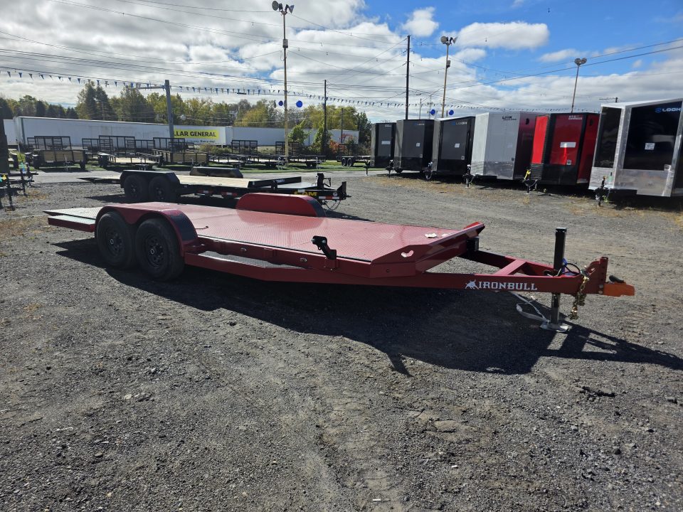 New 2027 Iron Bull TRB 7X20 10K - TILT Car Hauler