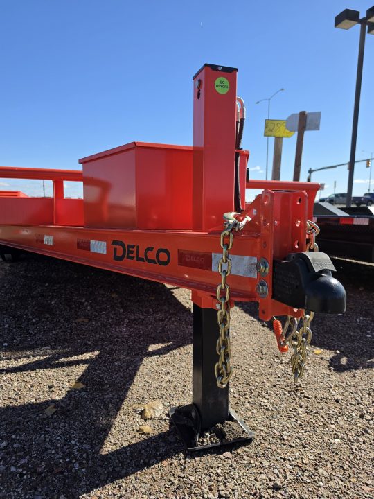 New 2027 Delco Trailers 102" wide X 24' Equipment Trailer 3-7ks Equipment Trailer