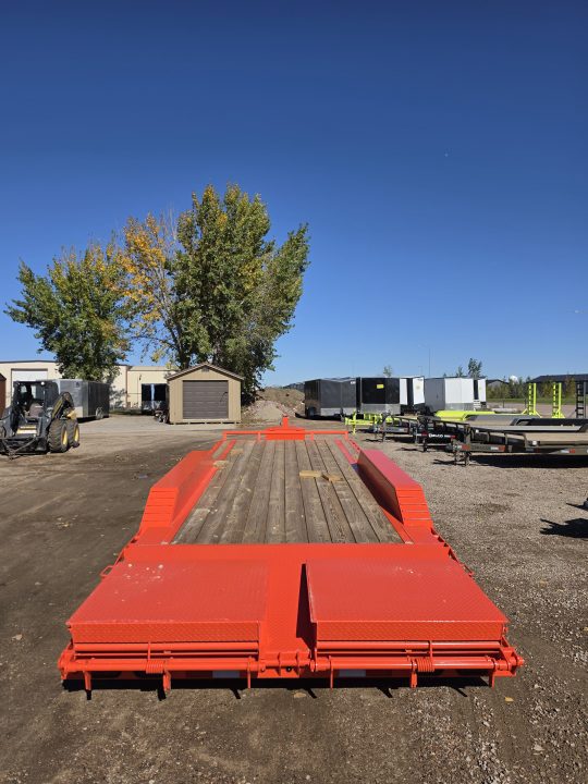 New 2027 Delco Trailers 102" wide X 24' Equipment Trailer 3-7ks Equipment Trailer