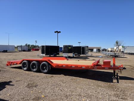 New 2027 Delco Trailers 102  wide X 24' Equipment Trailer 3-7ks Equipment Trailer