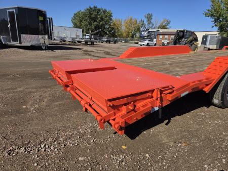New 2027 Delco Trailers 102" wide X 24' Equipment Trailer 3-7ks Equipment Trailer