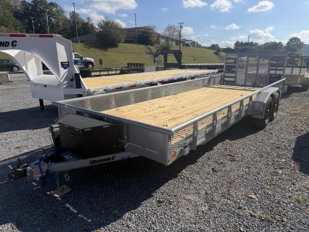 New 2027 Diamond C TUT206 Utility Trailer VENTURE 6’11”X22’ TRACTOR GATE MESH SIDES