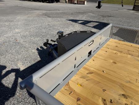 New 2027 Diamond C TUT206 Utility Trailer VENTURE 6’11”X22’ TRACTOR GATE MESH SIDES