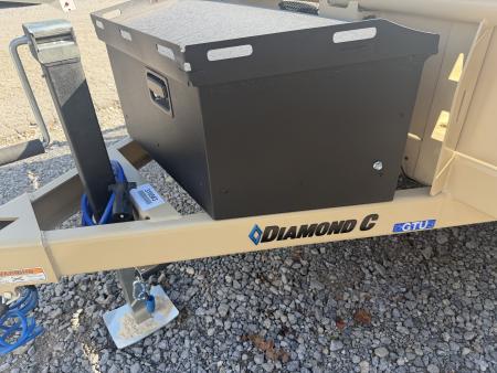 New 2027 Diamond C GTU235 Utility Trailer VENTURE ,BI FOLD GATE MESH SIDES 83”X16’