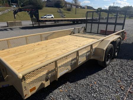 New 2027 Diamond C GTU235 Utility Trailer VENTURE ,BI FOLD GATE MESH SIDES 83”X16’