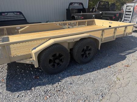 New 2027 Diamond C GTU235 Utility Trailer VENTURE ,BI FOLD GATE MESH SIDES 83”X16’