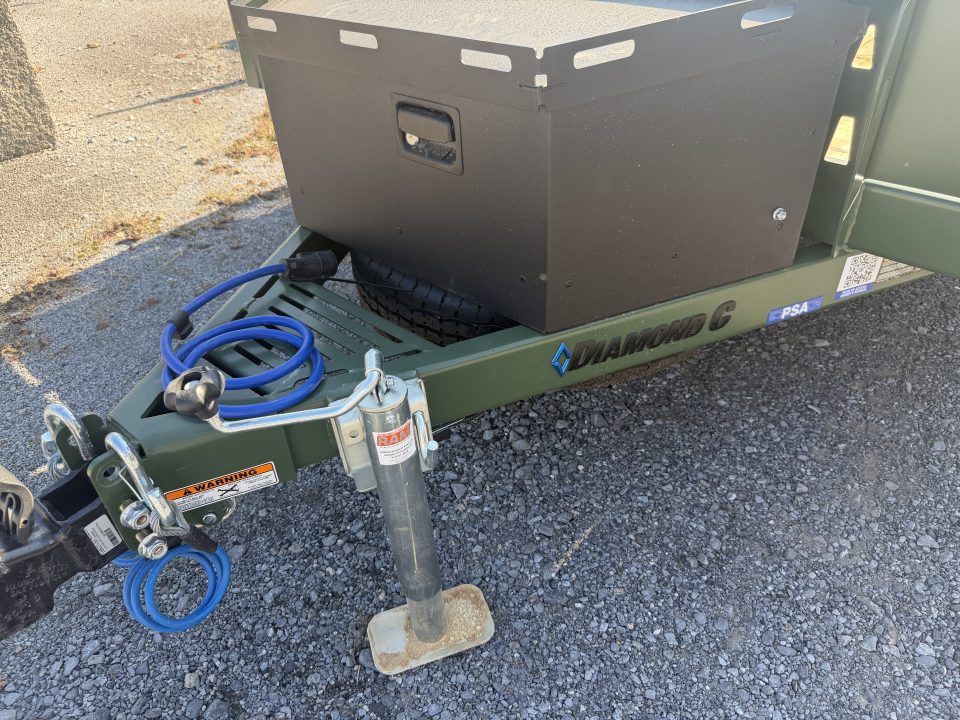 New 2027 Diamond C PSA106 Utility Trailer 83”X14’ VENTURE MESH SIDES LARGE TOOL BOX