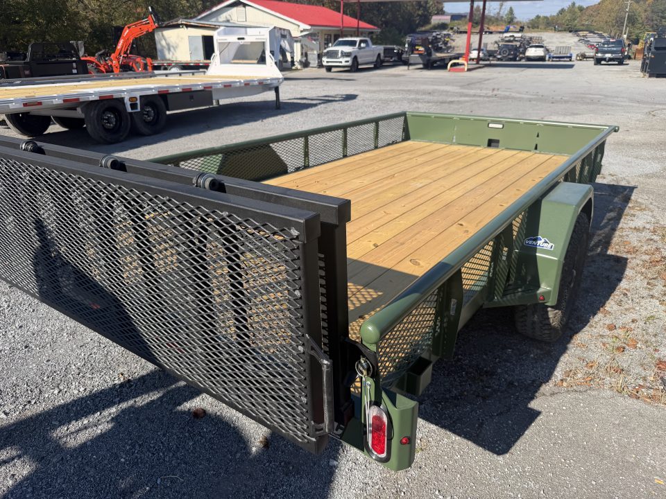 New 2027 Diamond C PSA106 Utility Trailer 83”X14’ VENTURE MESH SIDES LARGE TOOL BOX