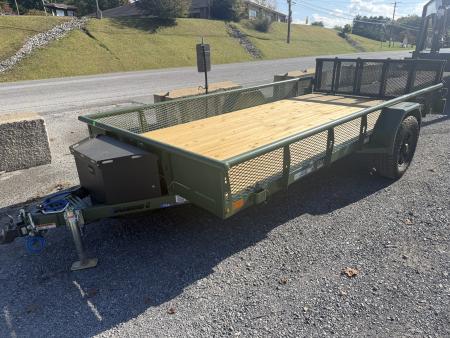 New 2027 Diamond C PSA106 Utility Trailer 83”X14’ VENTURE MESH SIDES LARGE TOOL BOX