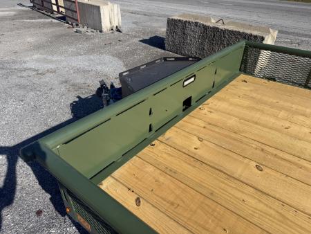 New 2027 Diamond C PSA106 Utility Trailer 83”X14’ VENTURE MESH SIDES LARGE TOOL BOX
