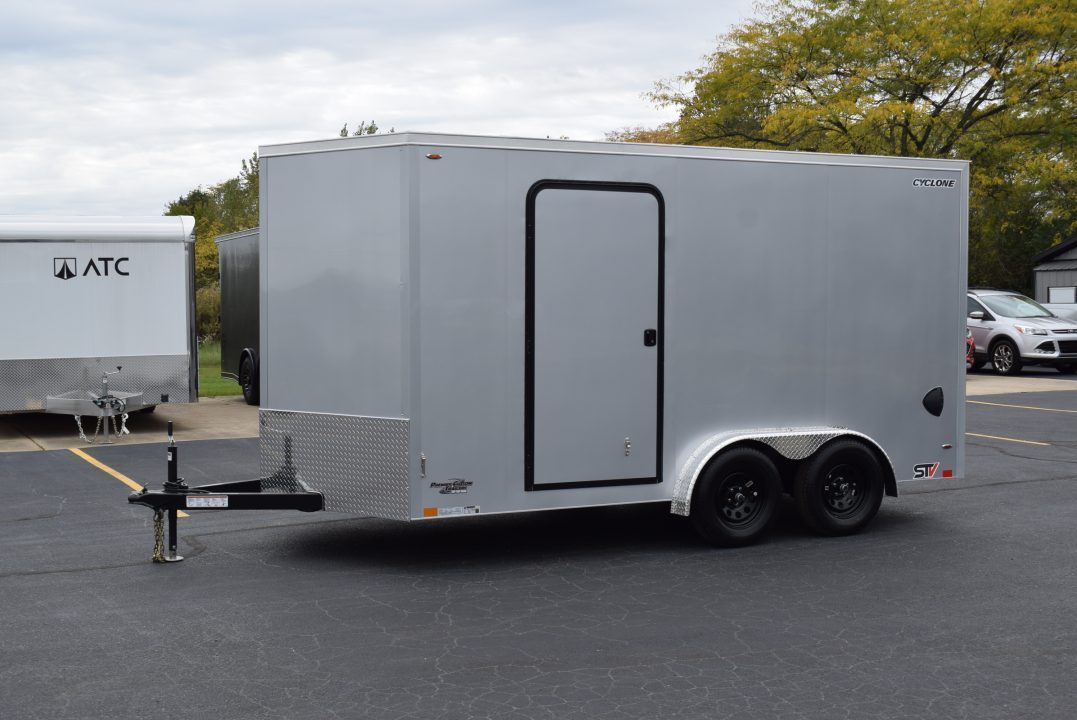 New 2027 Legend Trailers 7.5x14 Cyclone V-Nose Cargo / Enclosed Trailer
