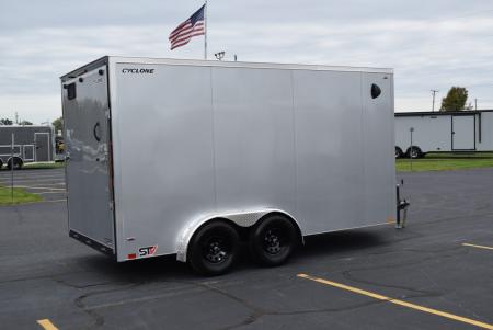 New 2027 Legend Trailers 7.5x14 Cyclone V-Nose Cargo / Enclosed Trailer