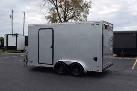 New 2027 Legend Trailers 7.5x14 Cyclone V-Nose Cargo / Enclosed Trailer