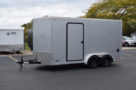 New 2027 Legend Trailers 7.5x14 Cyclone V-Nose Cargo / Enclosed Trailer