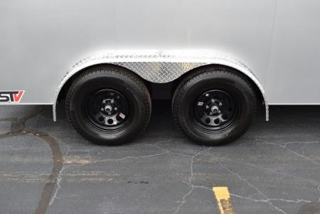 New 2027 Legend Trailers 7.5x14 Cyclone V-Nose Cargo / Enclosed Trailer