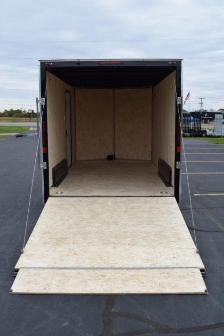 New 2027 Legend Trailers 7.5x14 Cyclone V-Nose Cargo / Enclosed Trailer