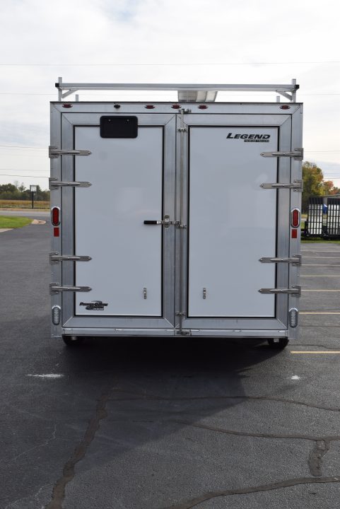 New 2027 Legend Trailers Thunder 8x16 V-Nose Aluminum Contractor