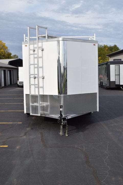 New 2027 Legend Trailers Thunder 8x16 V-Nose Aluminum Contractor