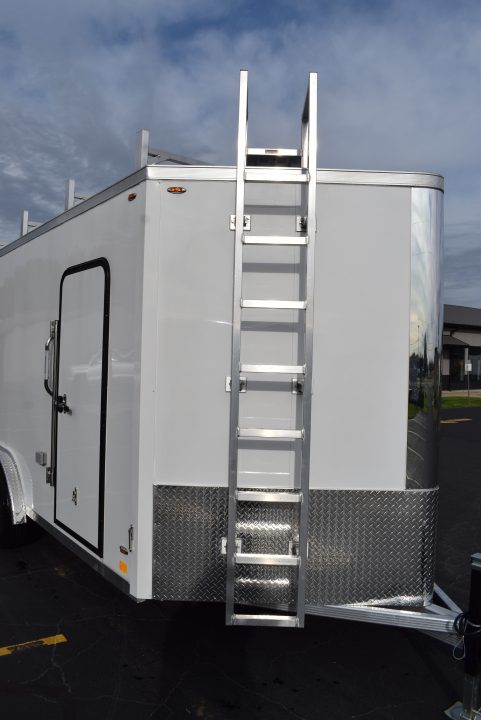 New 2027 Legend Trailers Thunder 8x16 V-Nose Aluminum Contractor